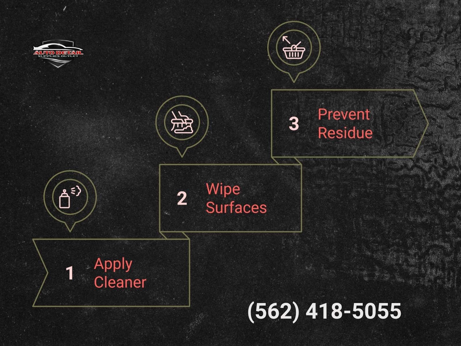 buy supplies to clean dashboard and interior hard surfaces