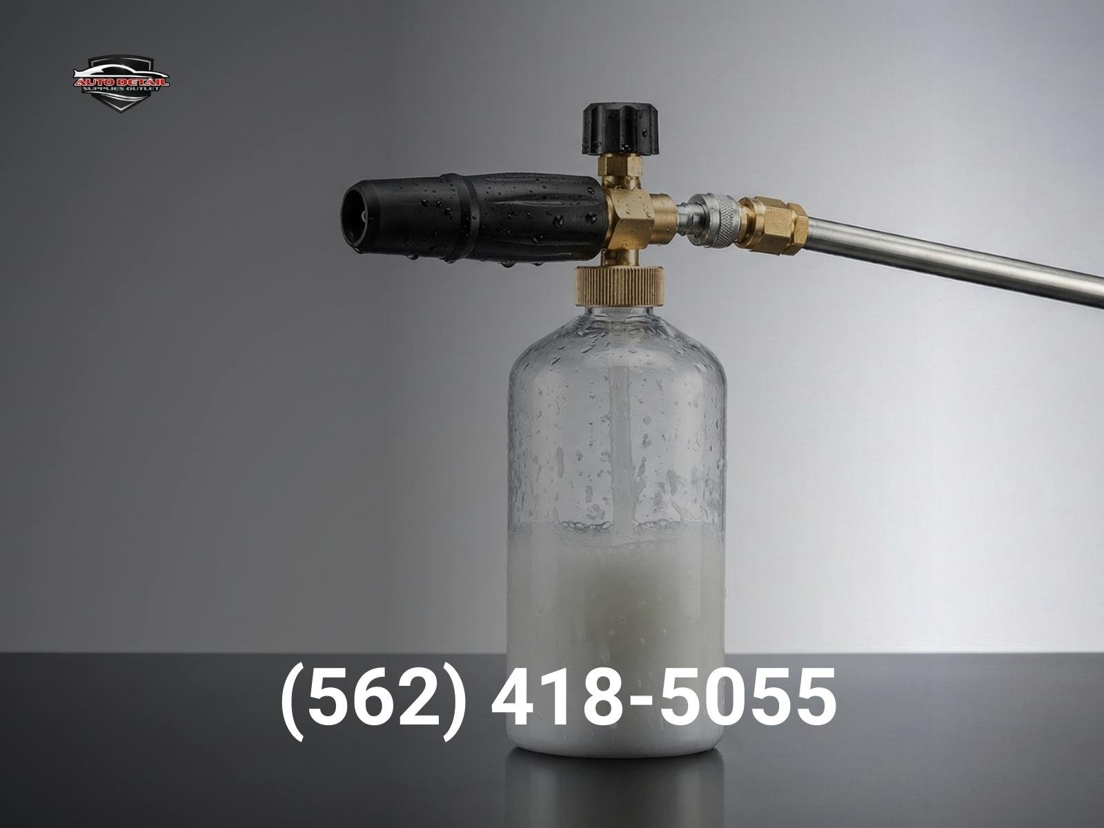 detail supplies store that sells foam gun for pre soak wash